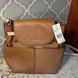 Micheal Kors leather brown book bag New with Tags